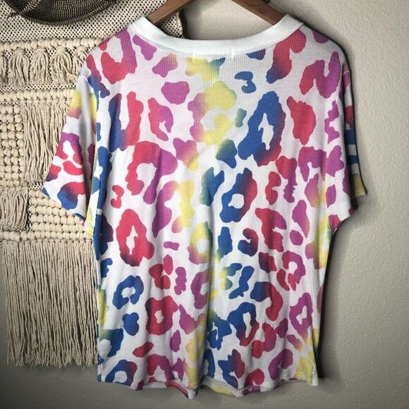 Love Kuza Rainbow Leopard Top - Picture 2 of 4